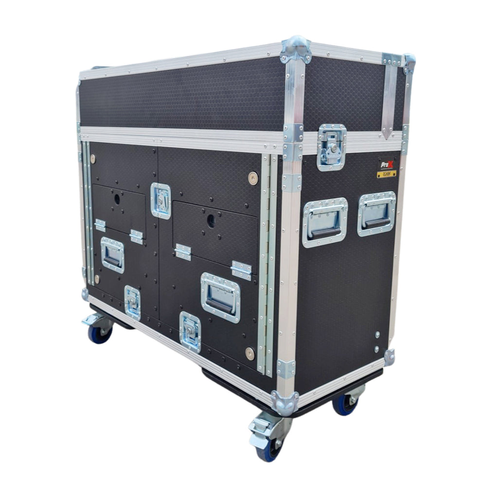 Flip-Ready™ Hydraulic Console Case for ChamSys MagicQ MQ500M w/ 2U Rack Space
