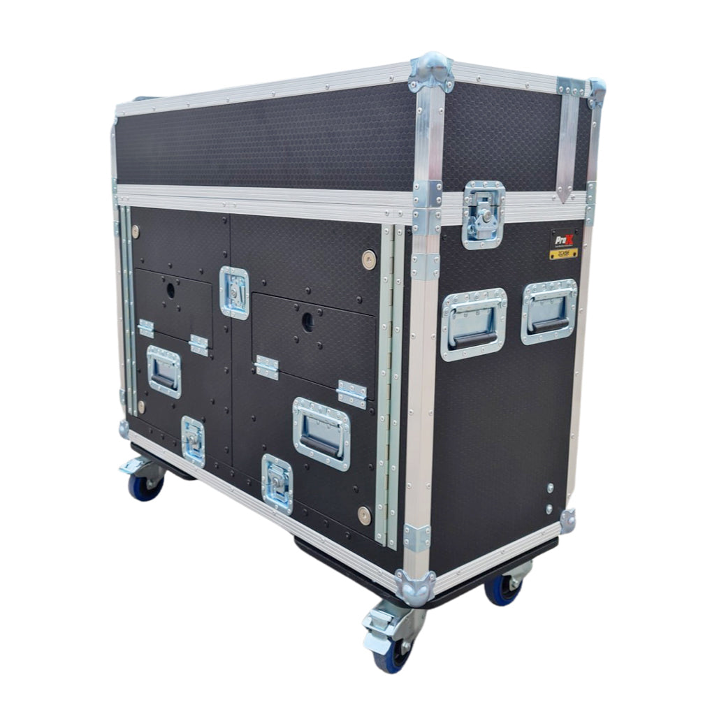 Flip-Ready™ Hydraulic Console Case for ChamSys MagicQ MQ500M w/ 2U Rack Space