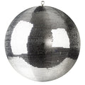 40" inch Mirror Disco Ball Bright Silver Reflective Indoor DJ Sphere with Hanging Ring for Lighting