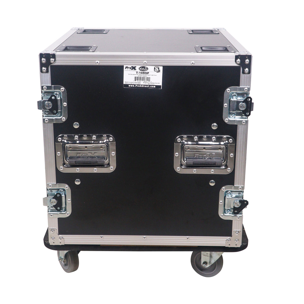12U Space Shockproof Amp Rack ATA Flight Case 20" Depth