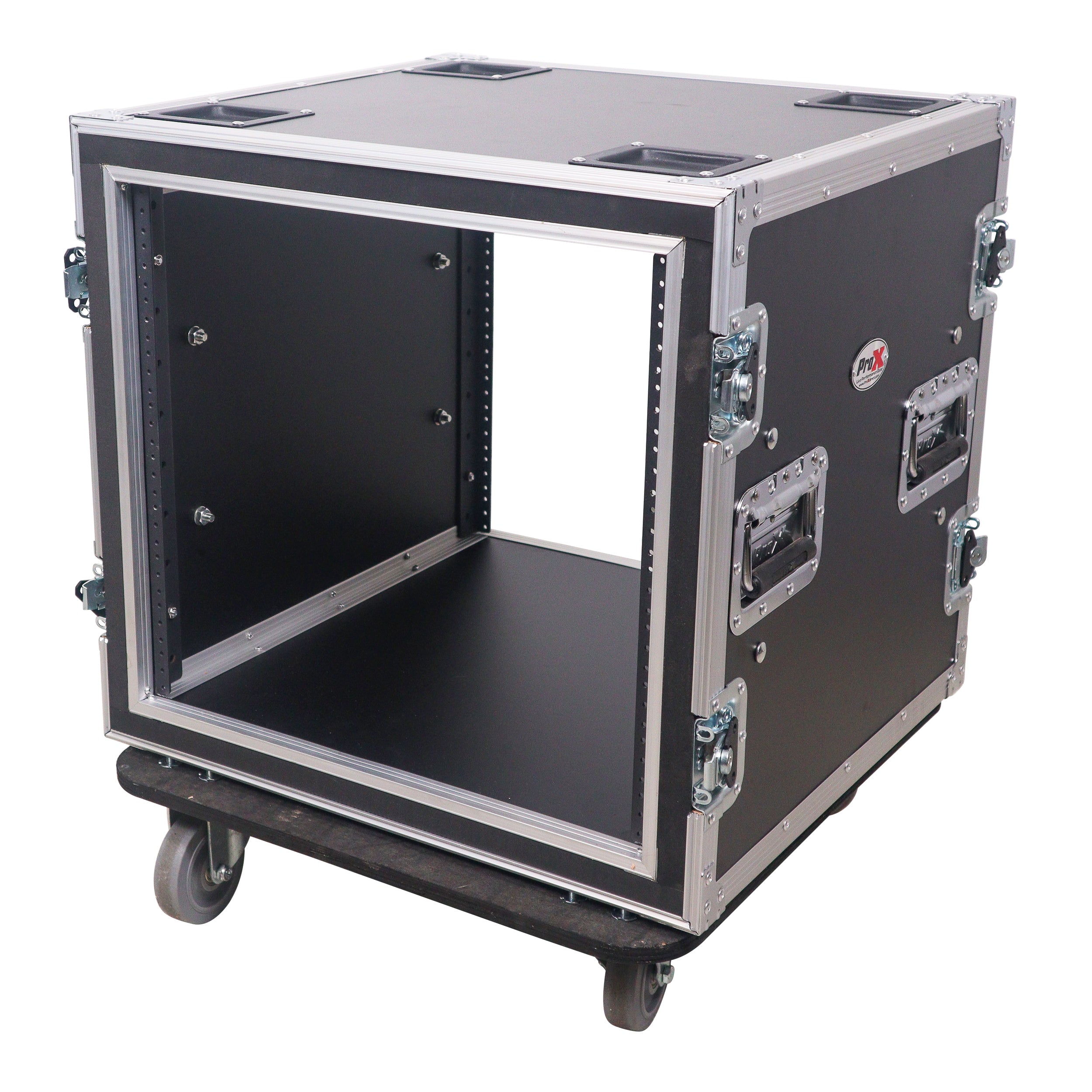 12U Space Shockproof Amp Rack ATA Flight Case 20" Depth
