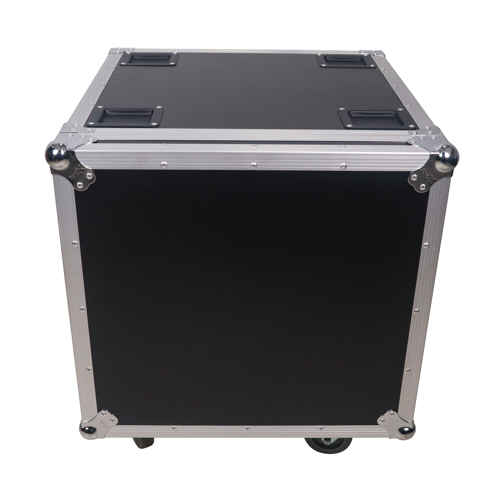 12U Space Shockproof Amp Rack ATA Flight Case 20" Depth