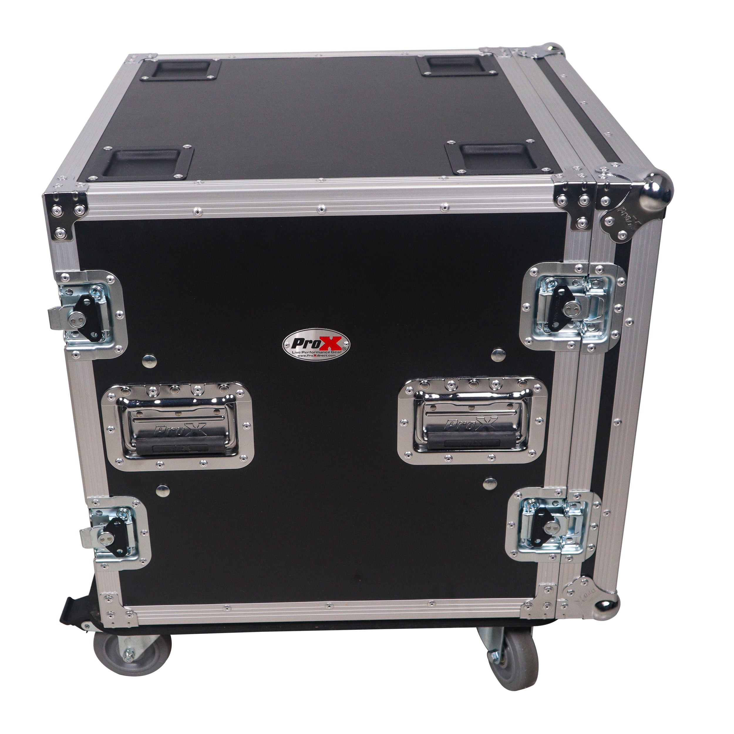 12U Space Shockproof Amp Rack ATA Flight Case 20" Depth
