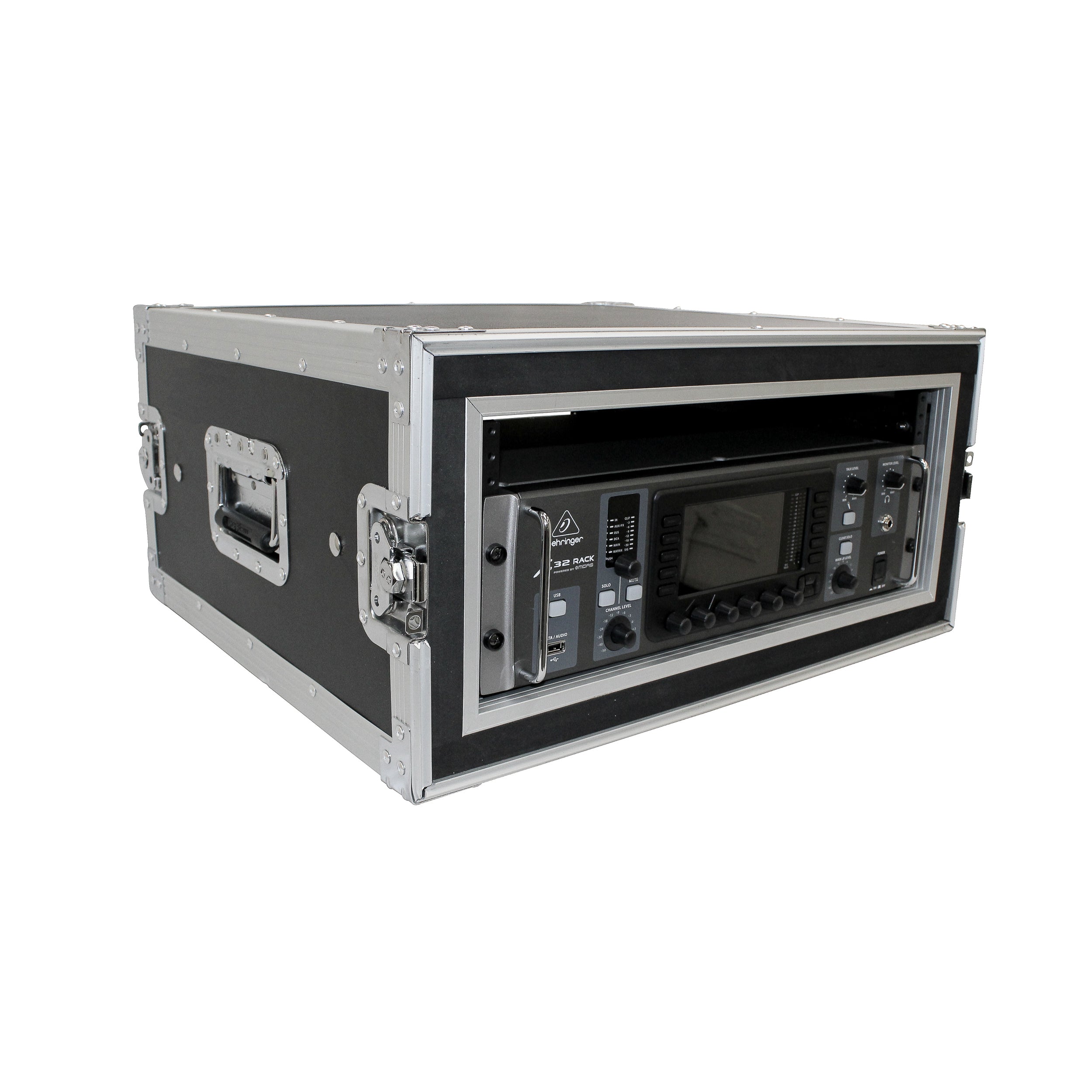ATA Style 4U Space Shockproof Amp Rack Mount Case 20 in. Depth