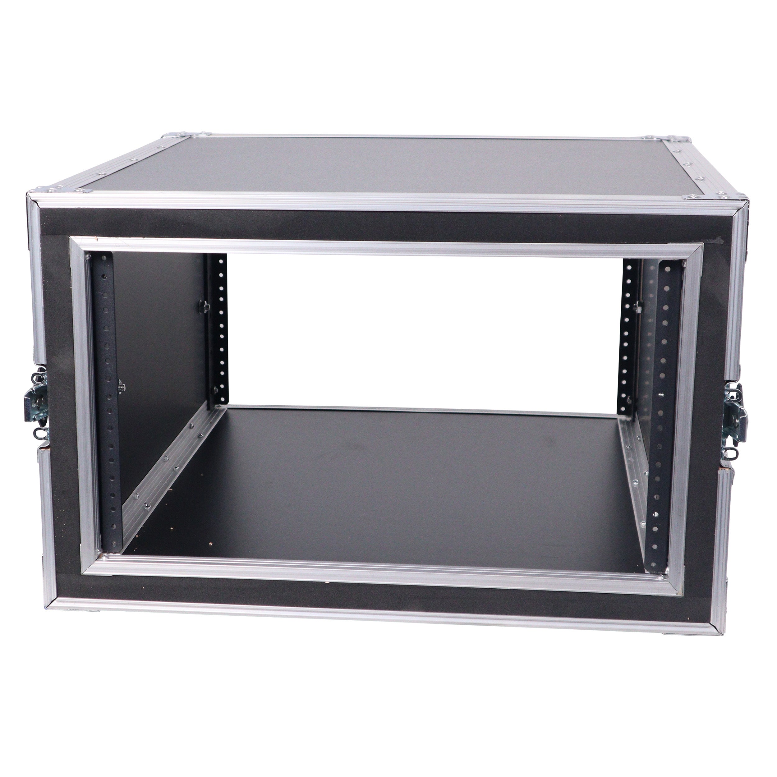 ATA Style 6U Rack Space Shockproof Amp Rack Mount Case 20 in. Depth with recessed handles