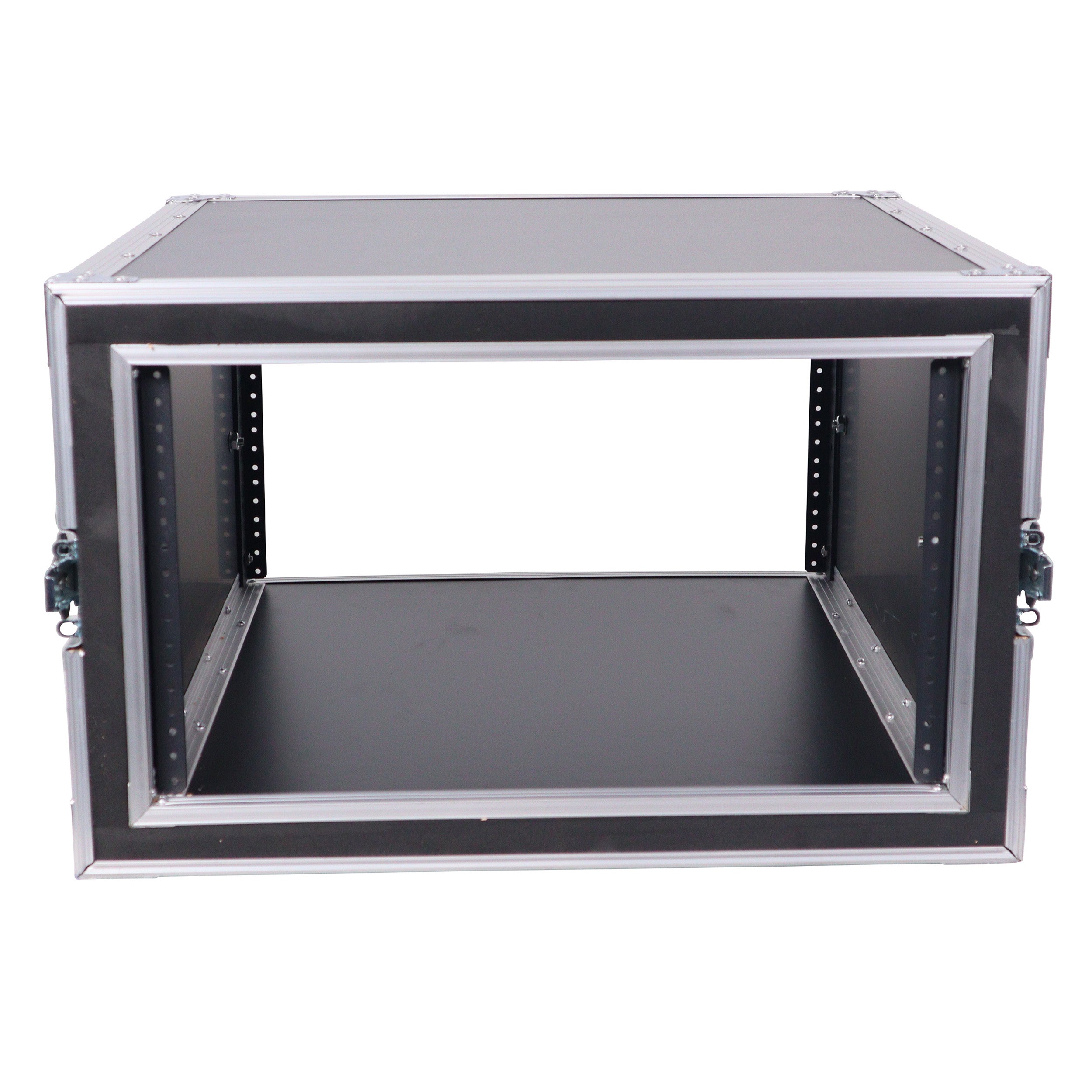 ATA Style 6U Rack Space Shockproof Amp Rack Mount Case 20 in. Depth with recessed handles
