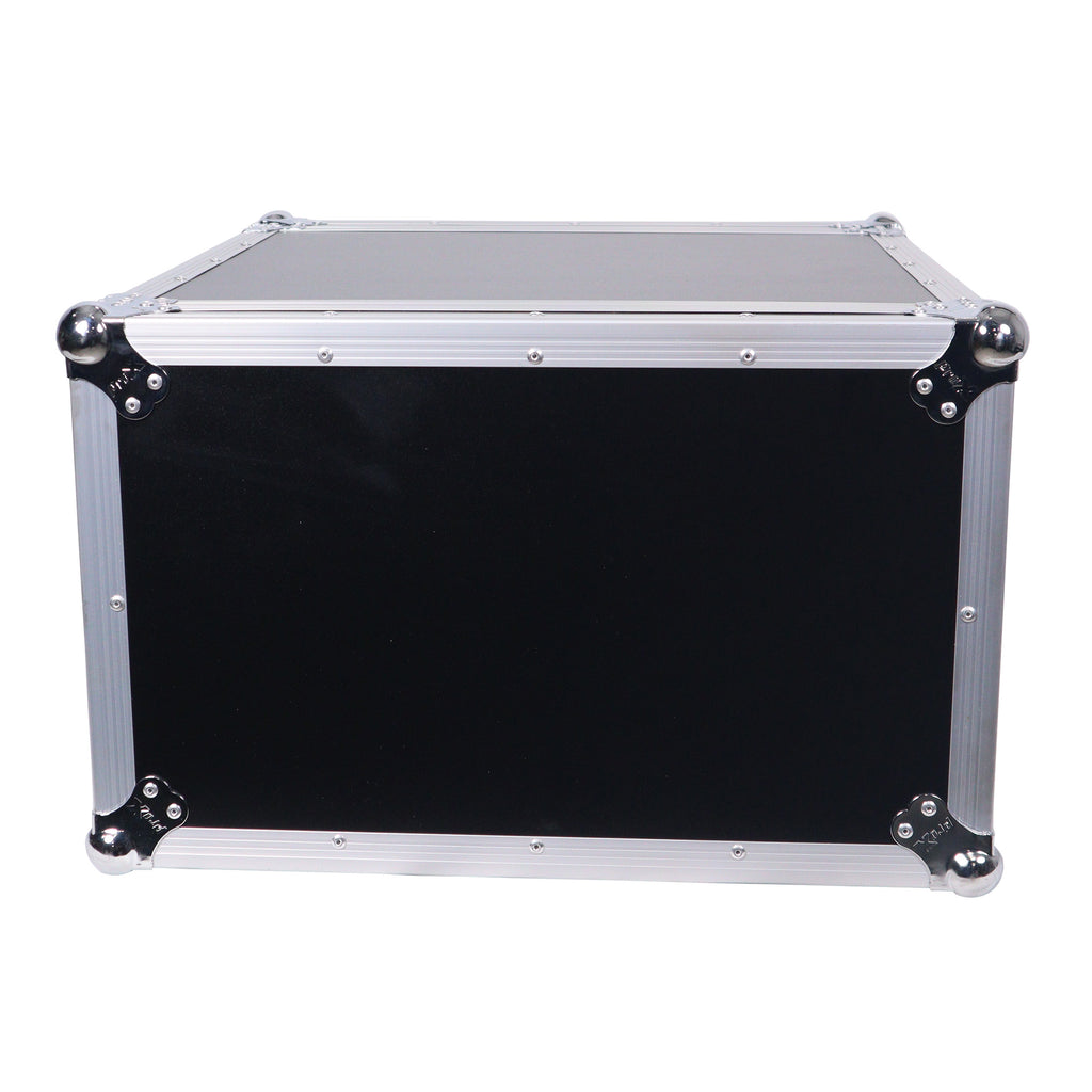 ATA Style 6U Rack Space Shockproof Amp Rack Mount Case 20 in. Depth with recessed handles