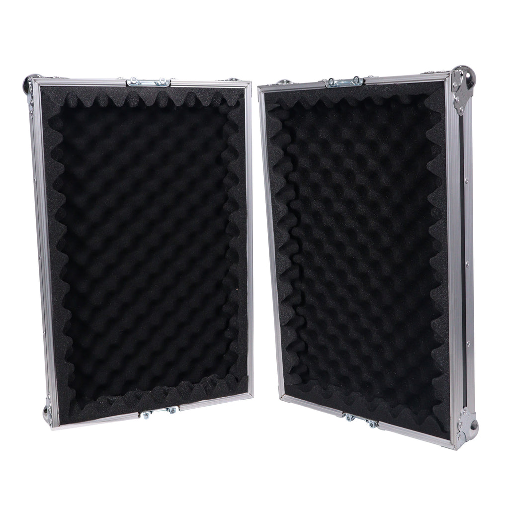 ATA Style 6U Rack Space Shockproof Amp Rack Mount Case 20 in. Depth with recessed handles