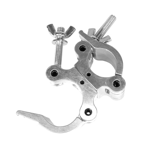 12PCS Aluminum Pro O-Style M10 Dual Clamp with Big Wing Knob for 2" Truss Tube Capacity 1102 lbs.