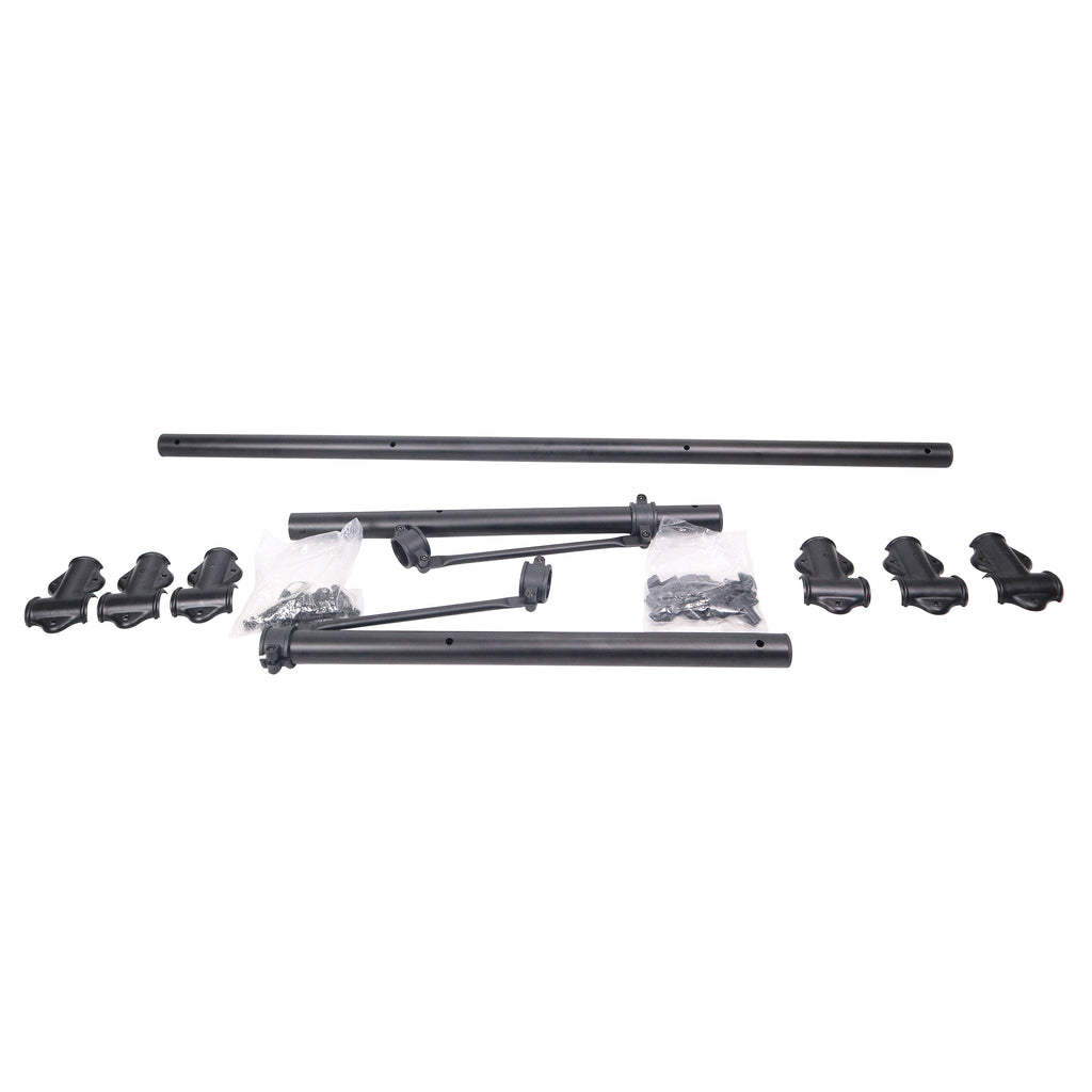 Height Adjustable DJ Lighting Stand with (2) Side Bars – adjusts up to 12 Ft Height