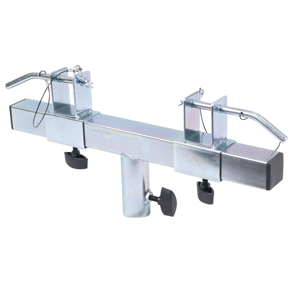 Set of (2) 8.5 Ft Crank Stands with T-Bars Supports Triangle Truss Segments for Stage and DJ Lighting