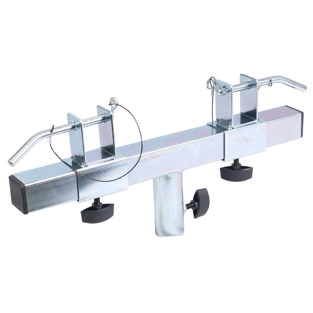 Set of (2) 8.5 Ft Crank Stands with T-Bars Supports Triangle Truss Segments for Stage and DJ Lighting