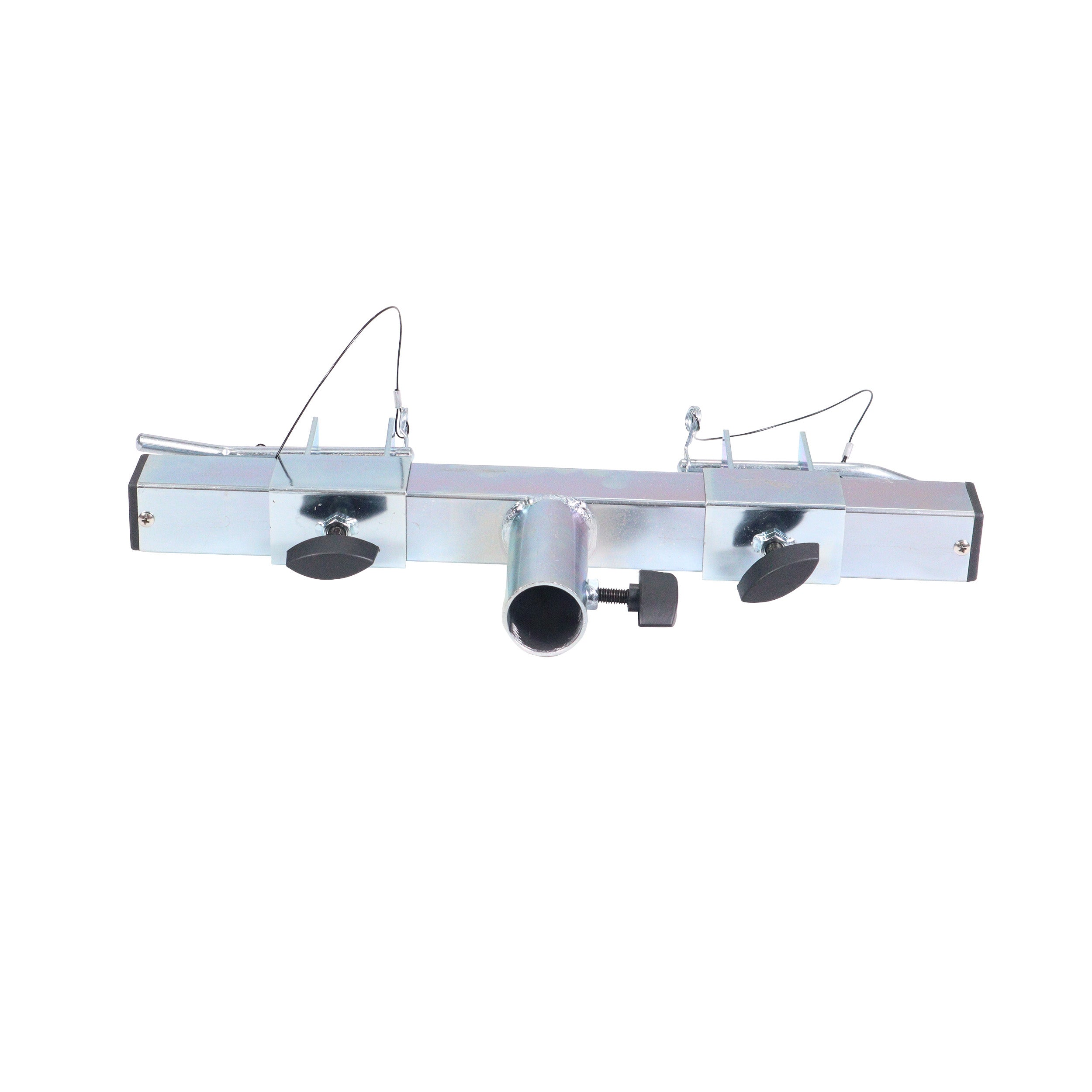 Set of (2) 8.5 Ft Crank Stands with T-Bars Supports Triangle Truss Segments for Stage and DJ Lighting