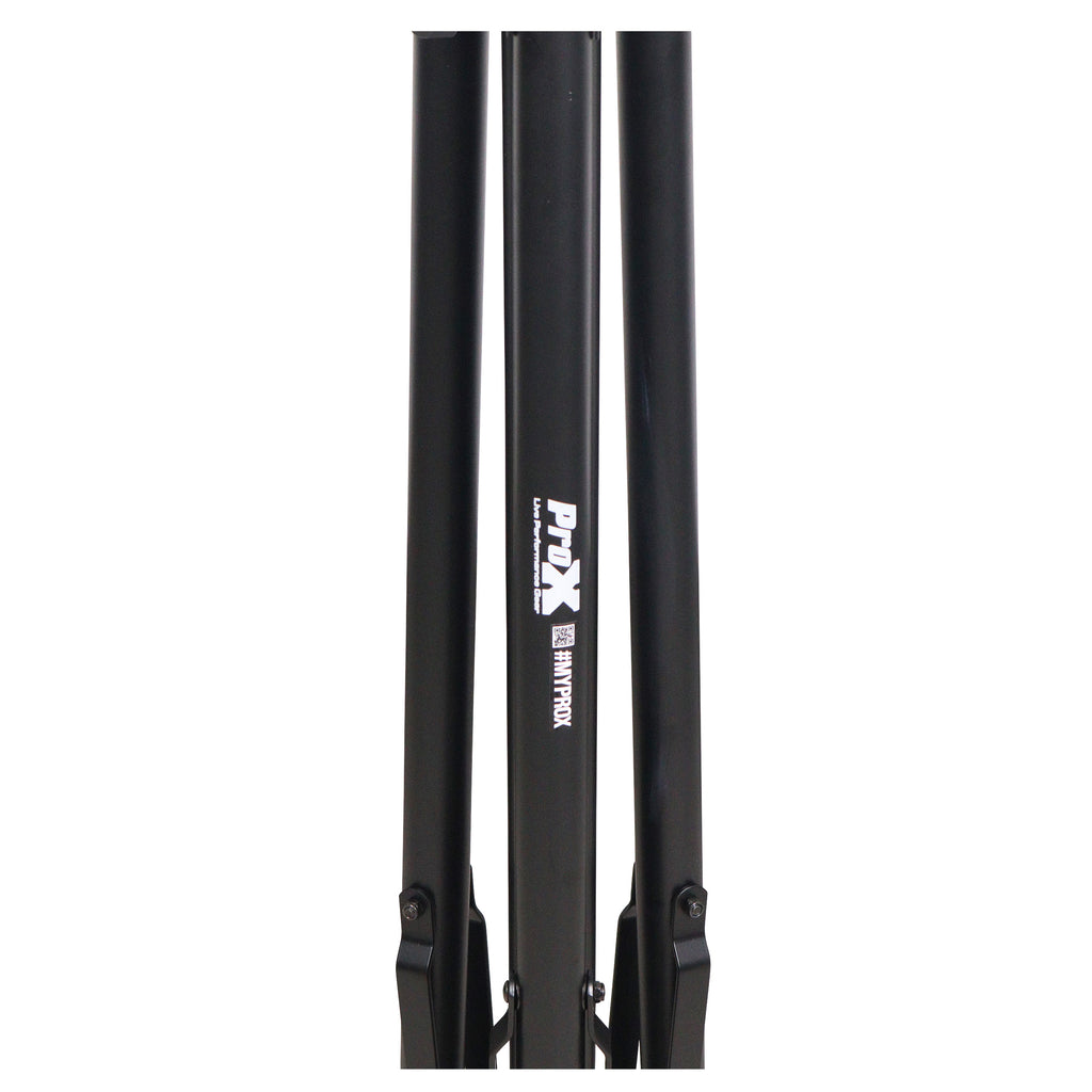 Set of (2) 8.5 Ft Crank Stands with T-Bars Supports Triangle Truss Segments for Stage and DJ Lighting