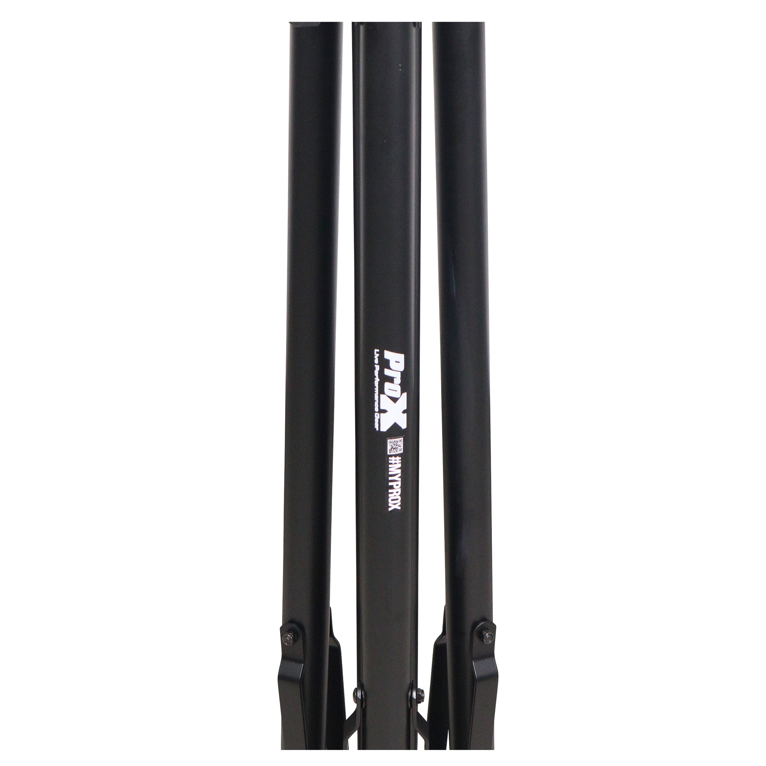Set of (2) 8.5 Ft Crank Stands with T-Bars Supports Triangle Truss Segments for Stage and DJ Lighting