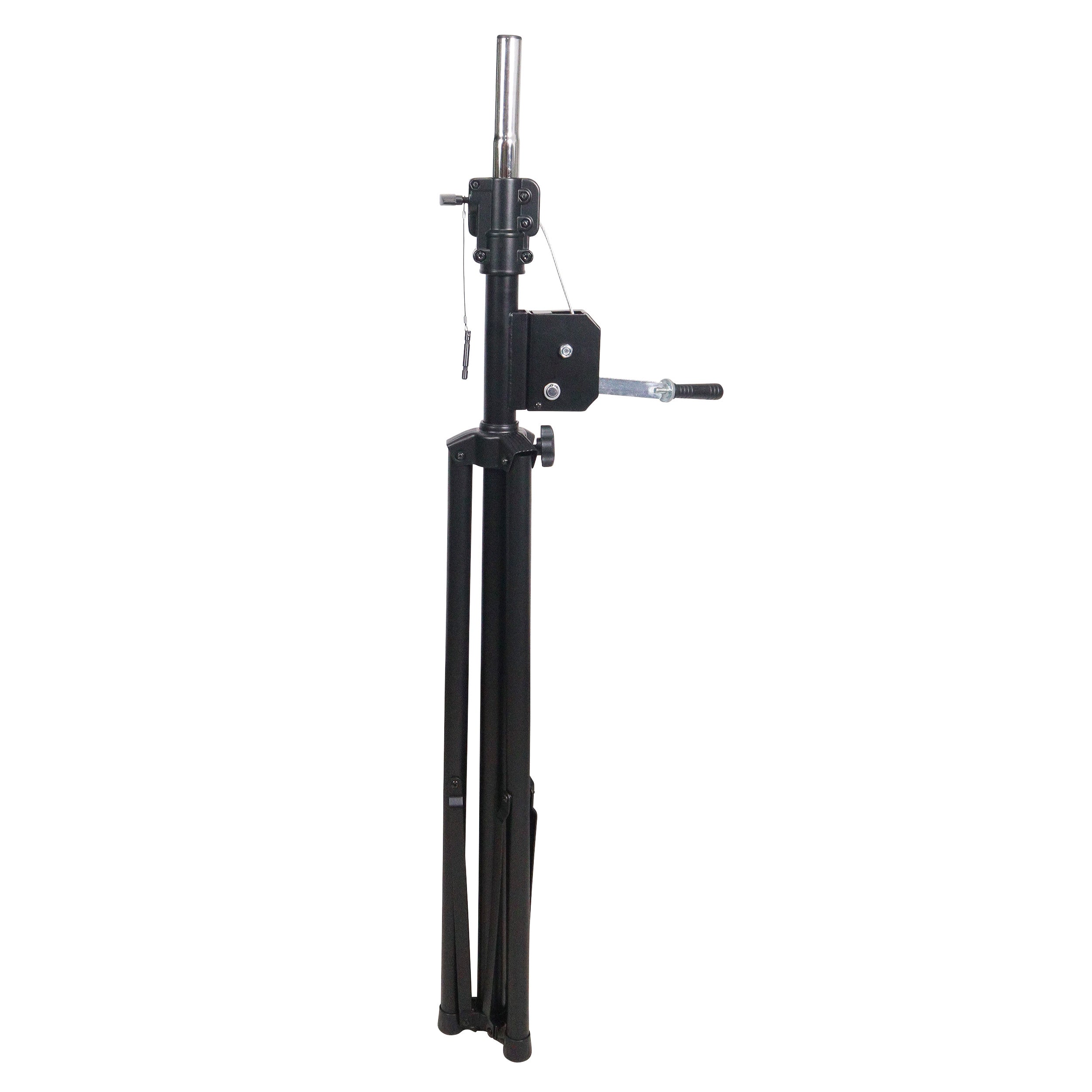 Set of (2) 8.5 Ft Crank Stands with T-Bars Supports Triangle Truss Segments for Stage and DJ Lighting