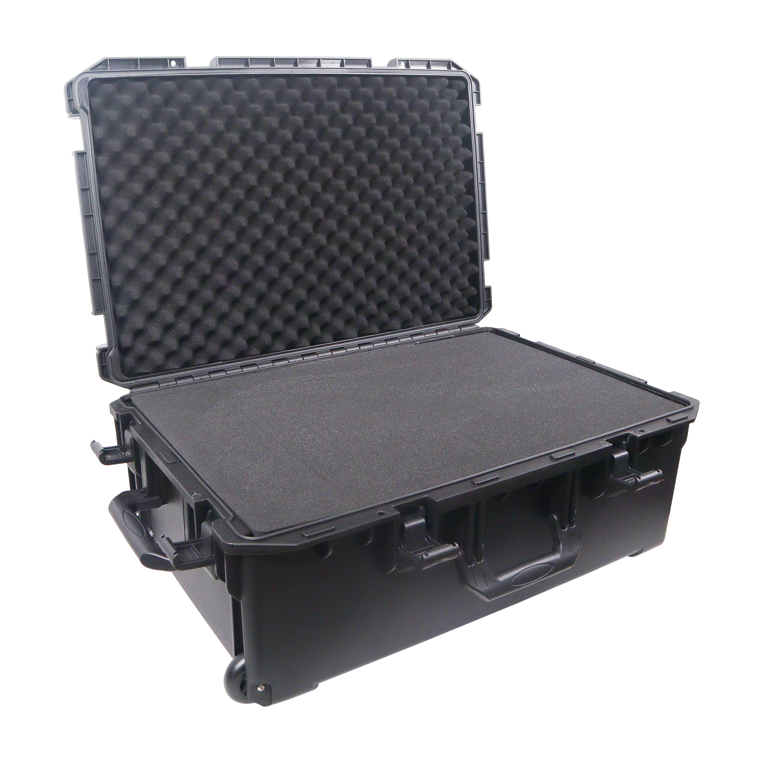 UltronX LARGE Water Resistant ABS Molded Portable Storage Case for Audio Camera Tactical includes cut pluck foam - 29x19x9 in.