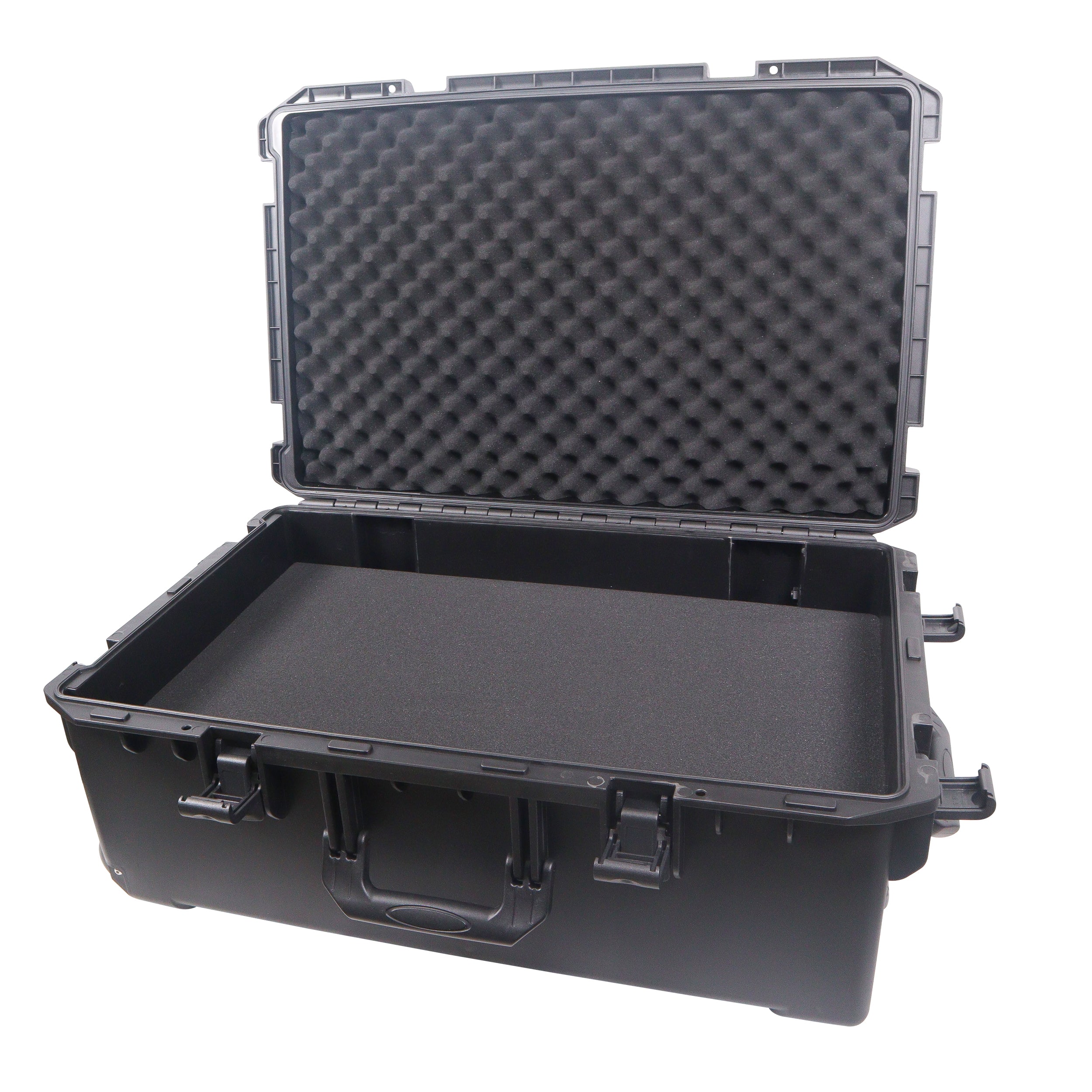 UltronX LARGE Water Resistant ABS Molded Portable Storage Case for Audio Camera Tactical includes cut pluck foam - 29x19x9 in.
