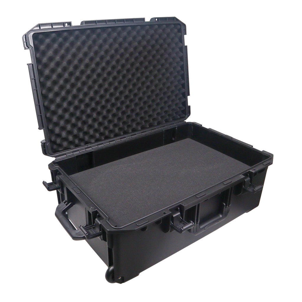 UltronX LARGE Water Resistant ABS Molded Portable Storage Case for Audio Camera Tactical includes cut pluck foam - 29x19x9 in.