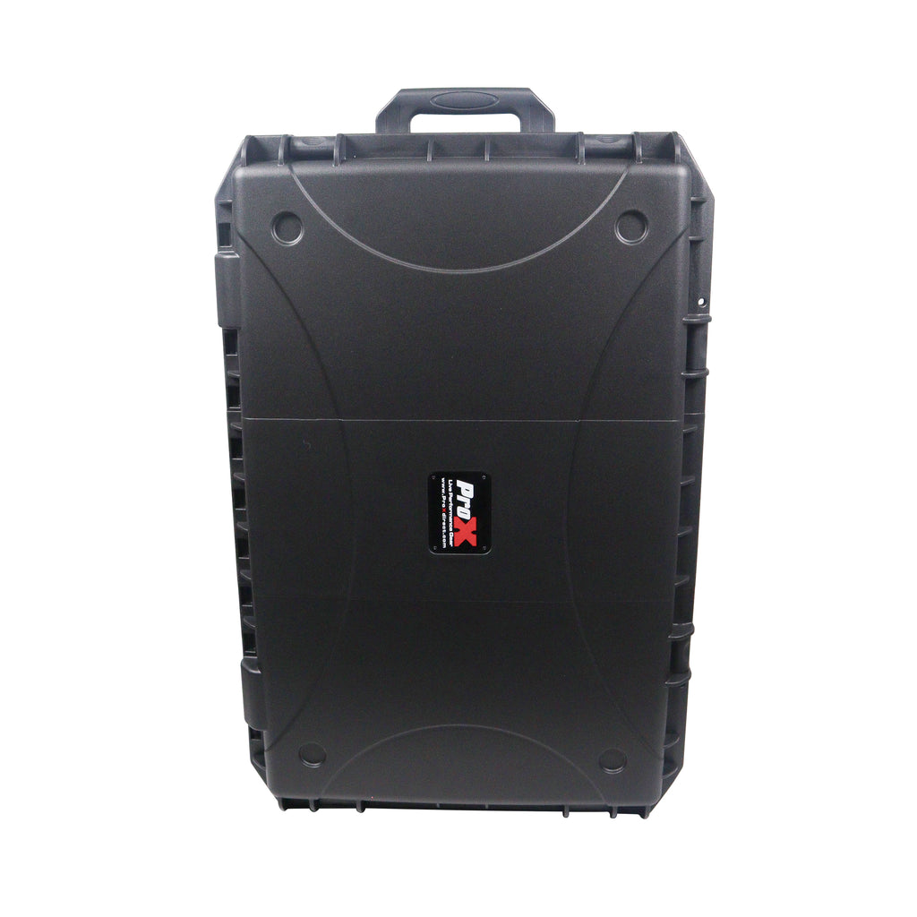 UltronX LARGE Water Resistant ABS Molded Portable Storage Case for Audio Camera Tactical includes cut pluck foam - 29x19x9 in.