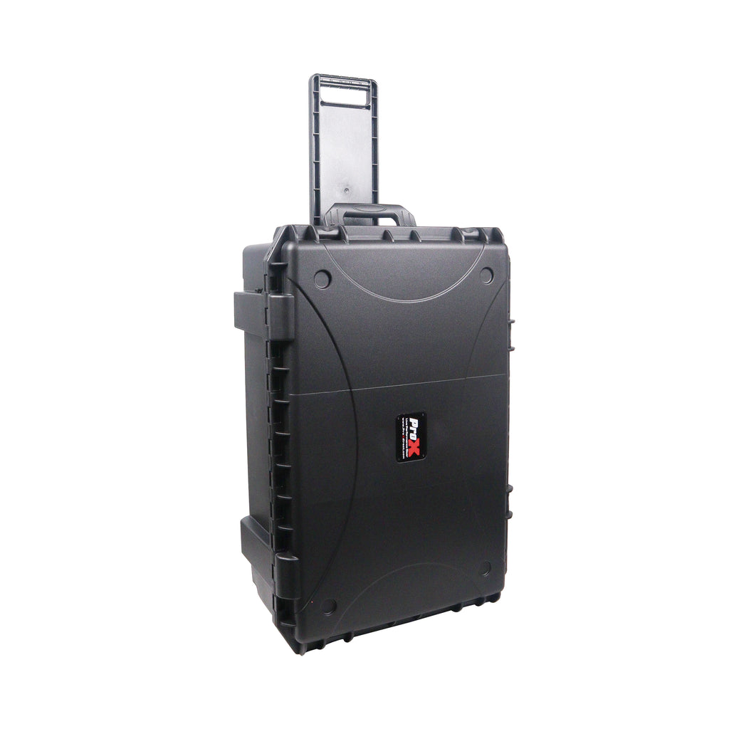 UltronX LARGE Water Resistant ABS Molded Portable Storage Case for Audio Camera Tactical includes cut pluck foam - 29x19x9 in.