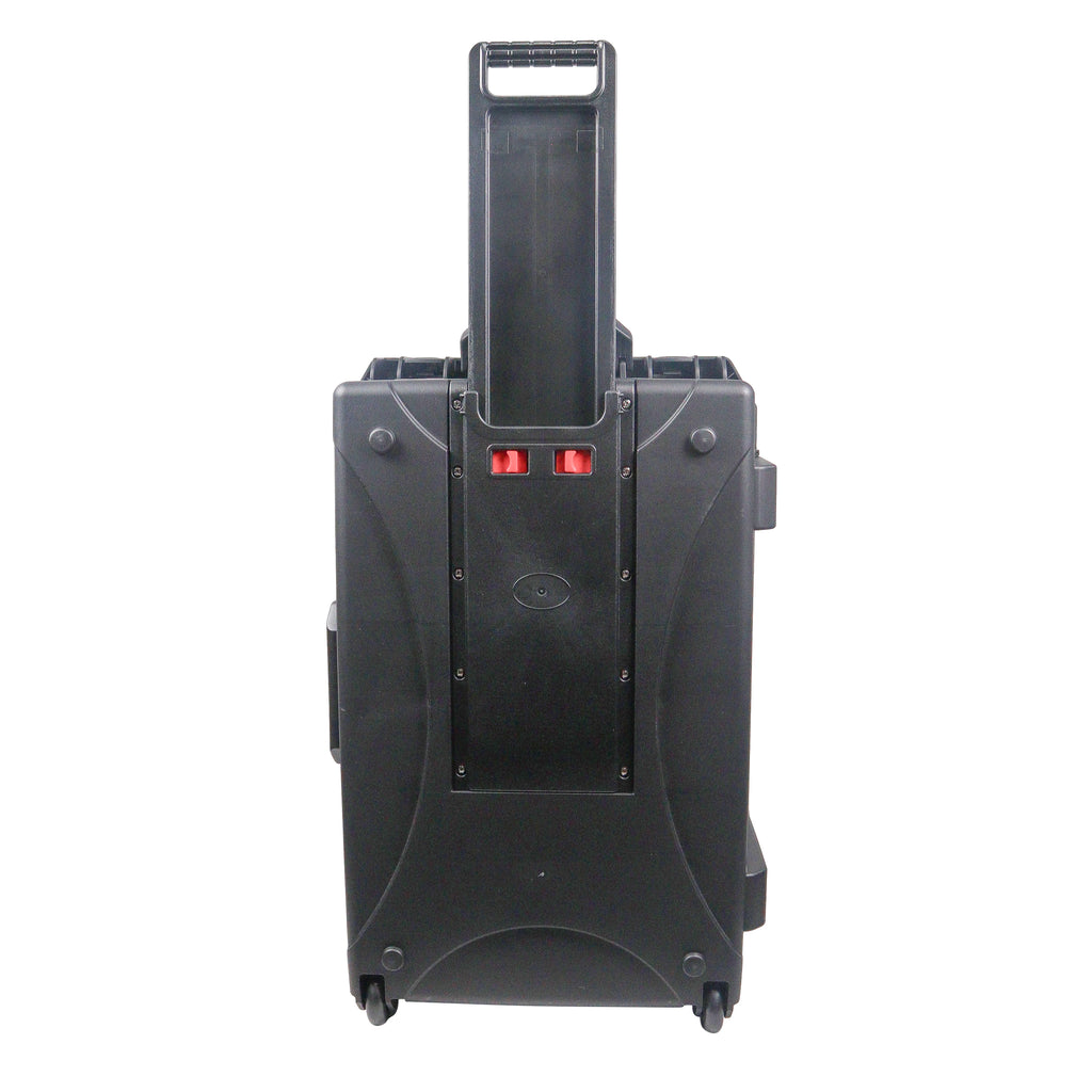 UltronX LARGE Water Resistant ABS Molded Portable Storage Case for Audio Camera Tactical includes cut pluck foam - 29x19x9 in.