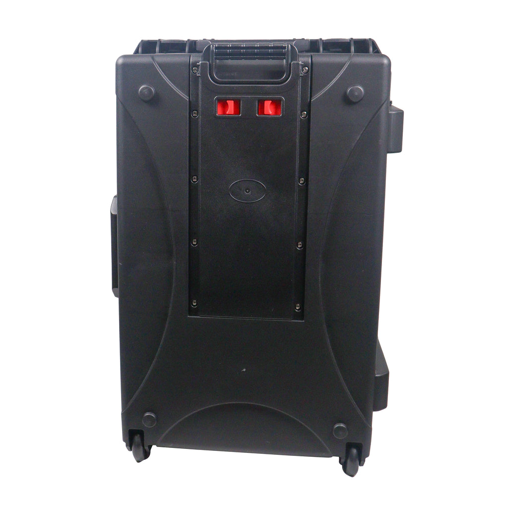 UltronX LARGE Water Resistant ABS Molded Portable Storage Case for Audio Camera Tactical includes cut pluck foam - 29x19x9 in.
