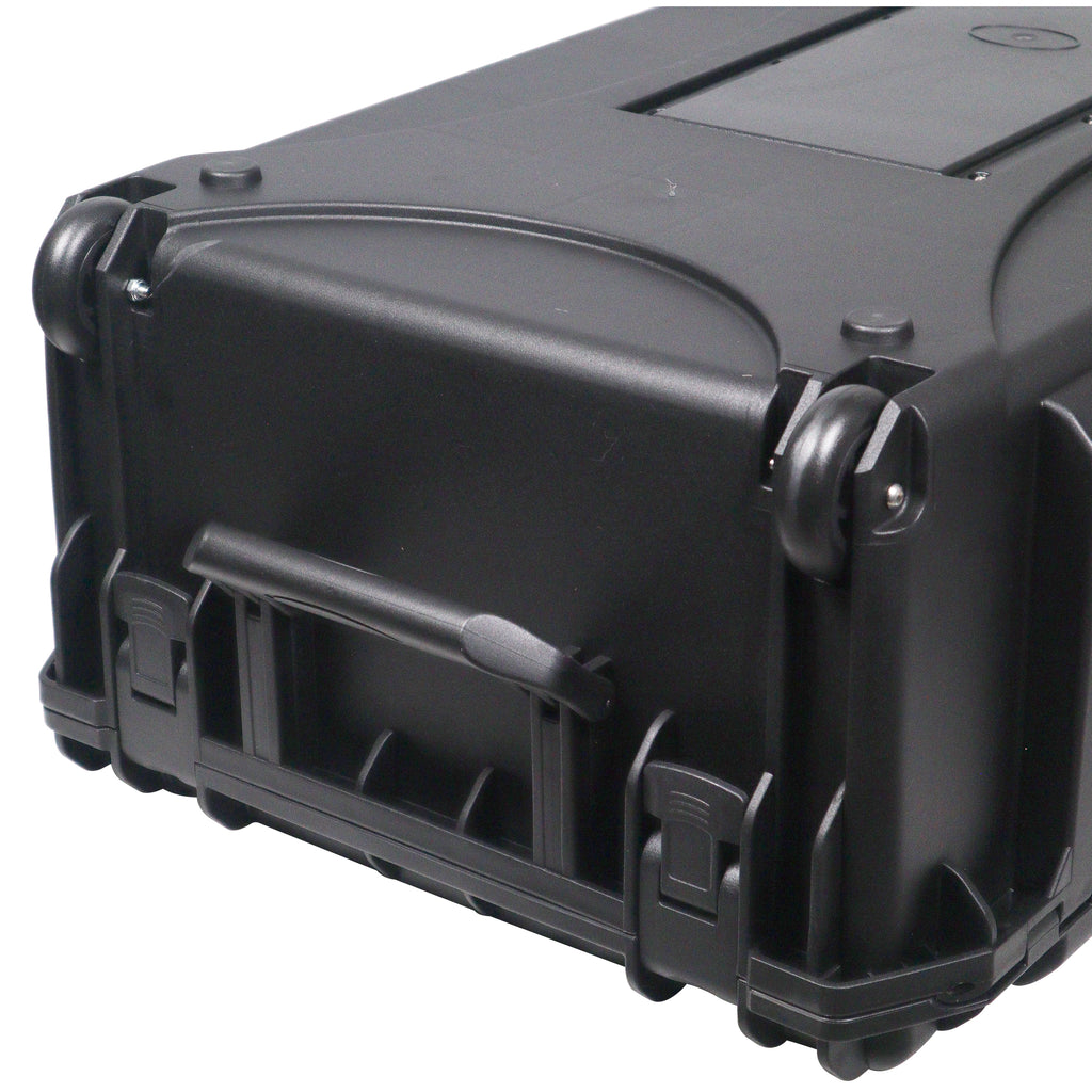 UltronX LARGE Water Resistant ABS Molded Portable Storage Case for Audio Camera Tactical includes cut pluck foam - 29x19x9 in.