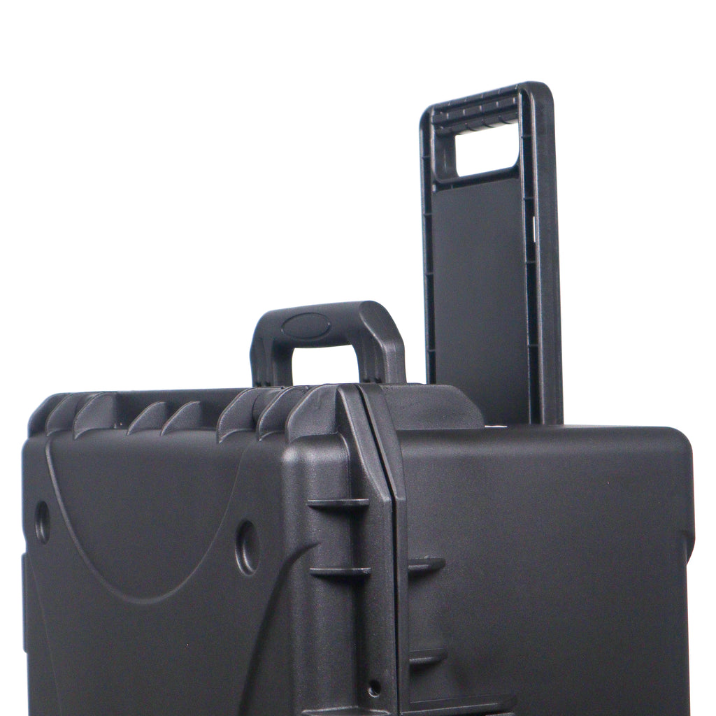 UltronX LARGE Water Resistant ABS Molded Portable Storage Case for Audio Camera Tactical includes cut pluck foam - 29x19x9 in.
