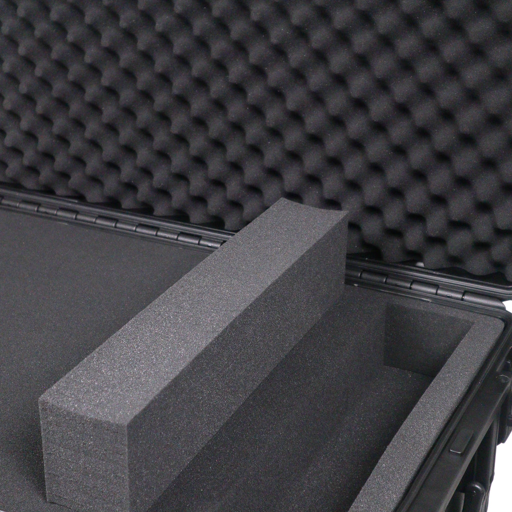 UltronX LARGE Water Resistant ABS Molded Portable Storage Case for Audio Camera Tactical includes cut pluck foam - 29x19x9 in.