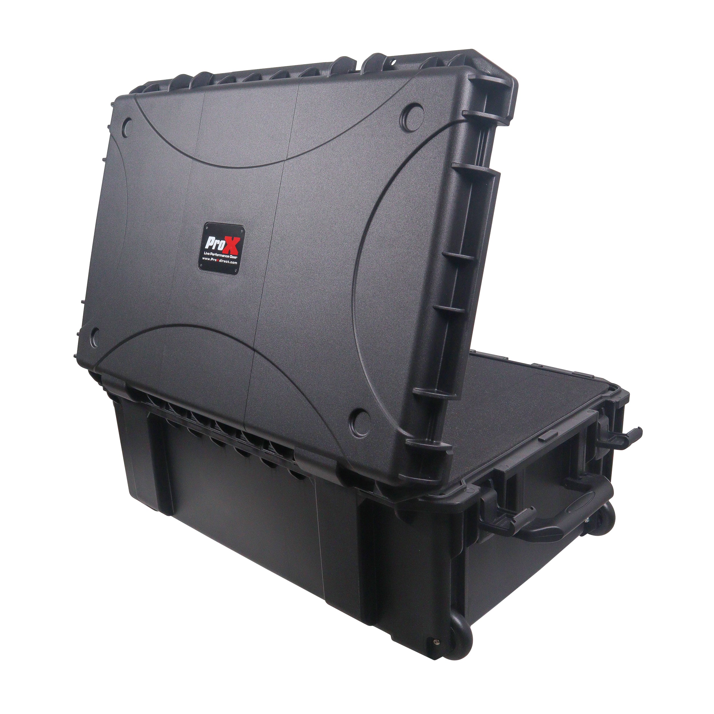 UltronX LARGE Water Resistant ABS Molded Portable Storage Case for Audio Camera Tactical includes cut pluck foam - 29x19x9 in.