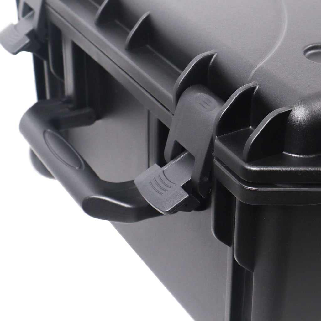 UltronX LARGE Water Resistant ABS Molded Portable Storage Case for Audio Camera Tactical includes cut pluck foam - 29x19x9 in.