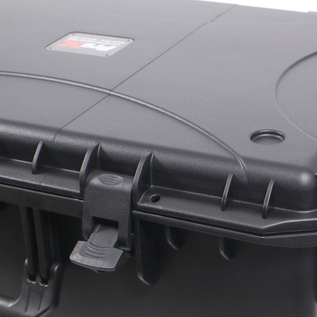UltronX LARGE Water Resistant ABS Molded Portable Storage Case for Audio Camera Tactical includes cut pluck foam - 29x19x9 in.