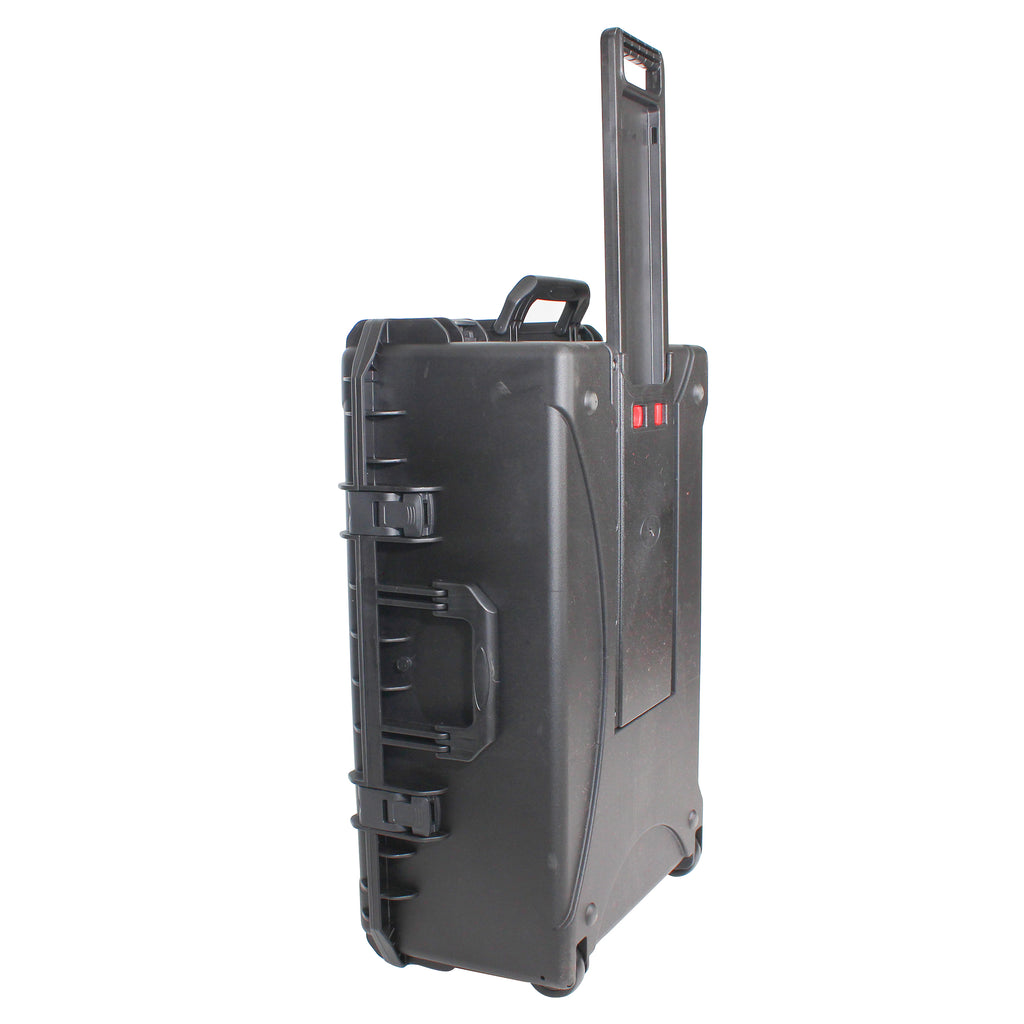 UltronX LARGE Water Resistant ABS Molded Portable Storage Case for Audio Camera Tactical includes cut pluck foam - 29x19x9 in.