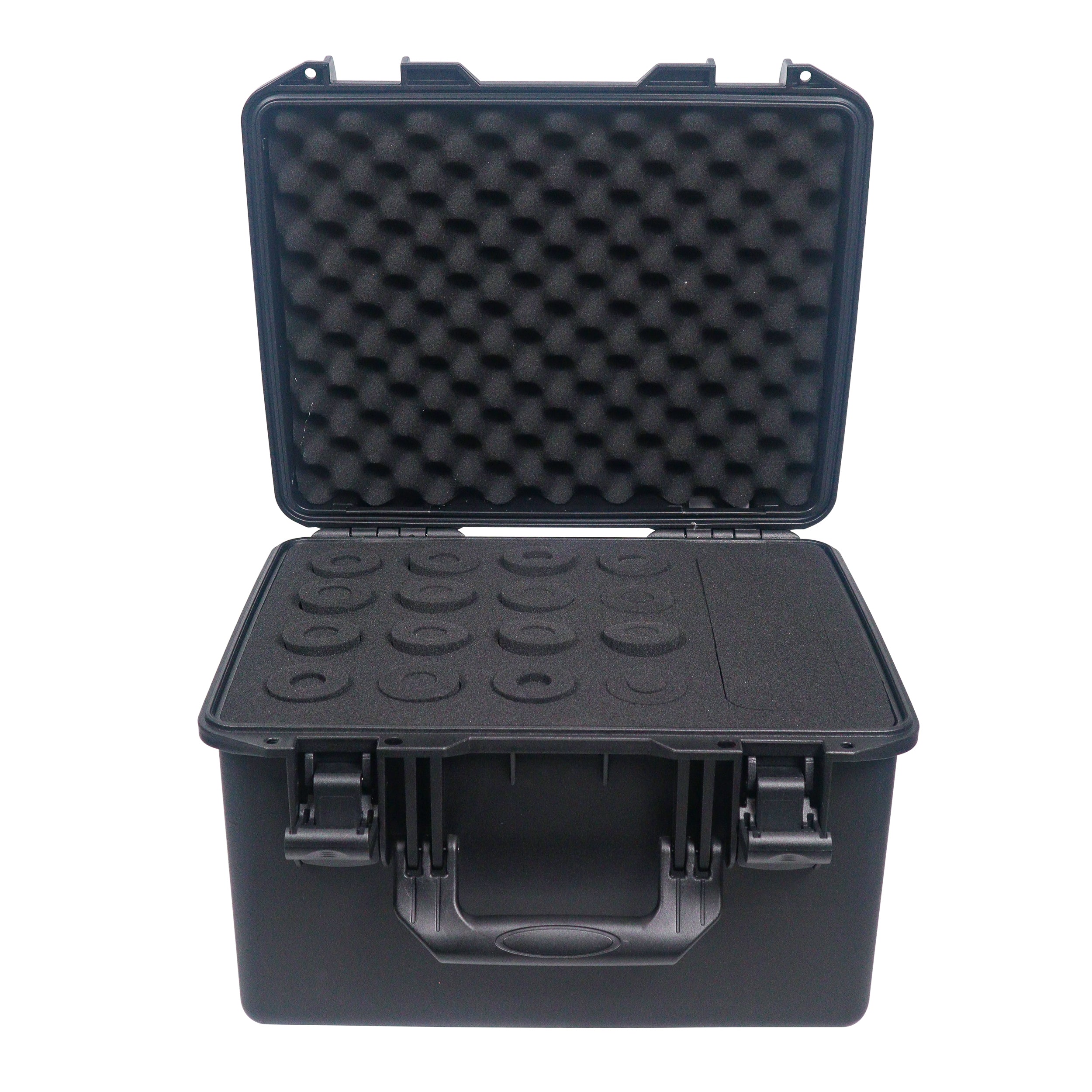 UltronX Plastic Water Tight Molded Travel Case Stores up to (16) Wireless and Wired Microphones