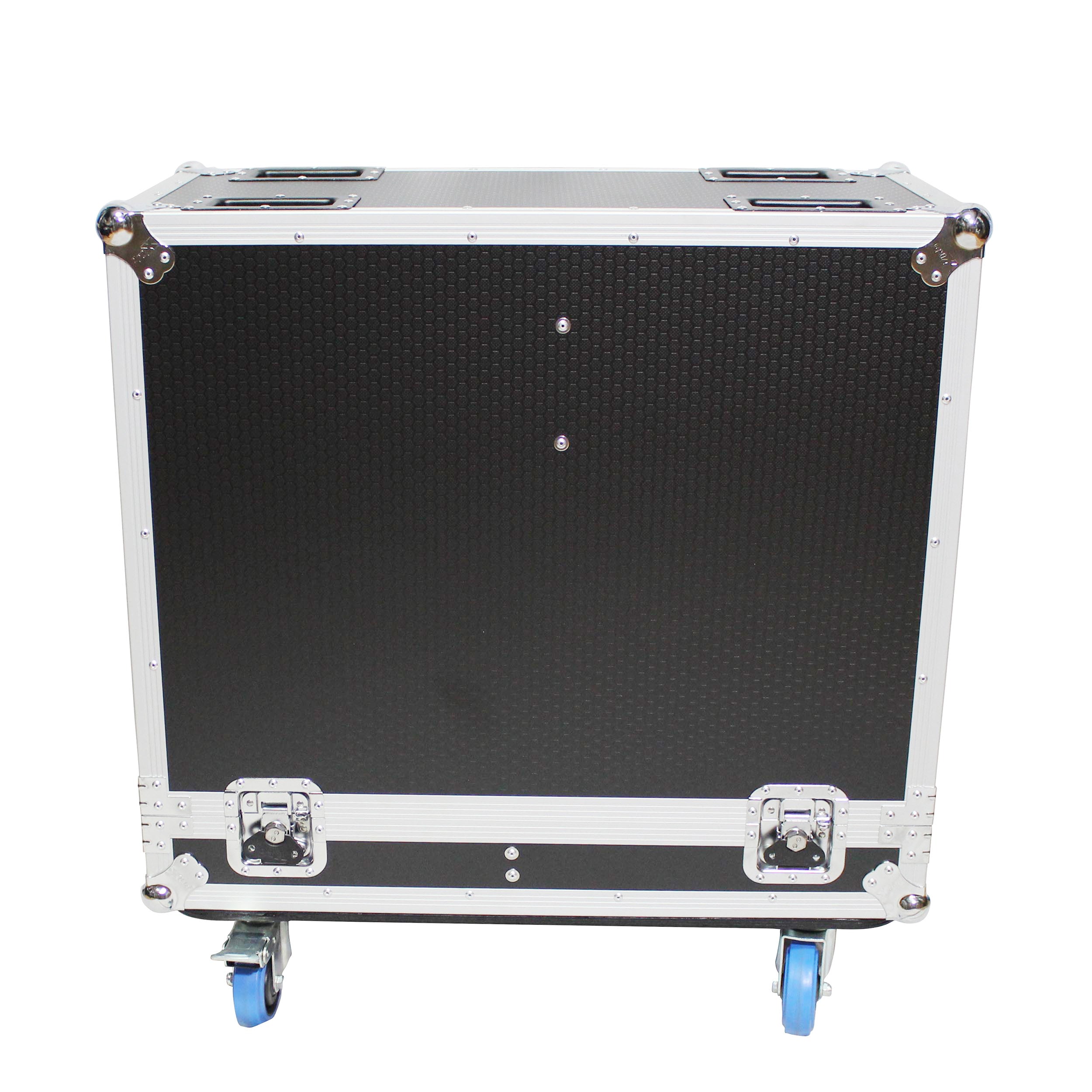 Dual ATA Style Speaker Flight Case for QSC KW122 Speakers Holds 2