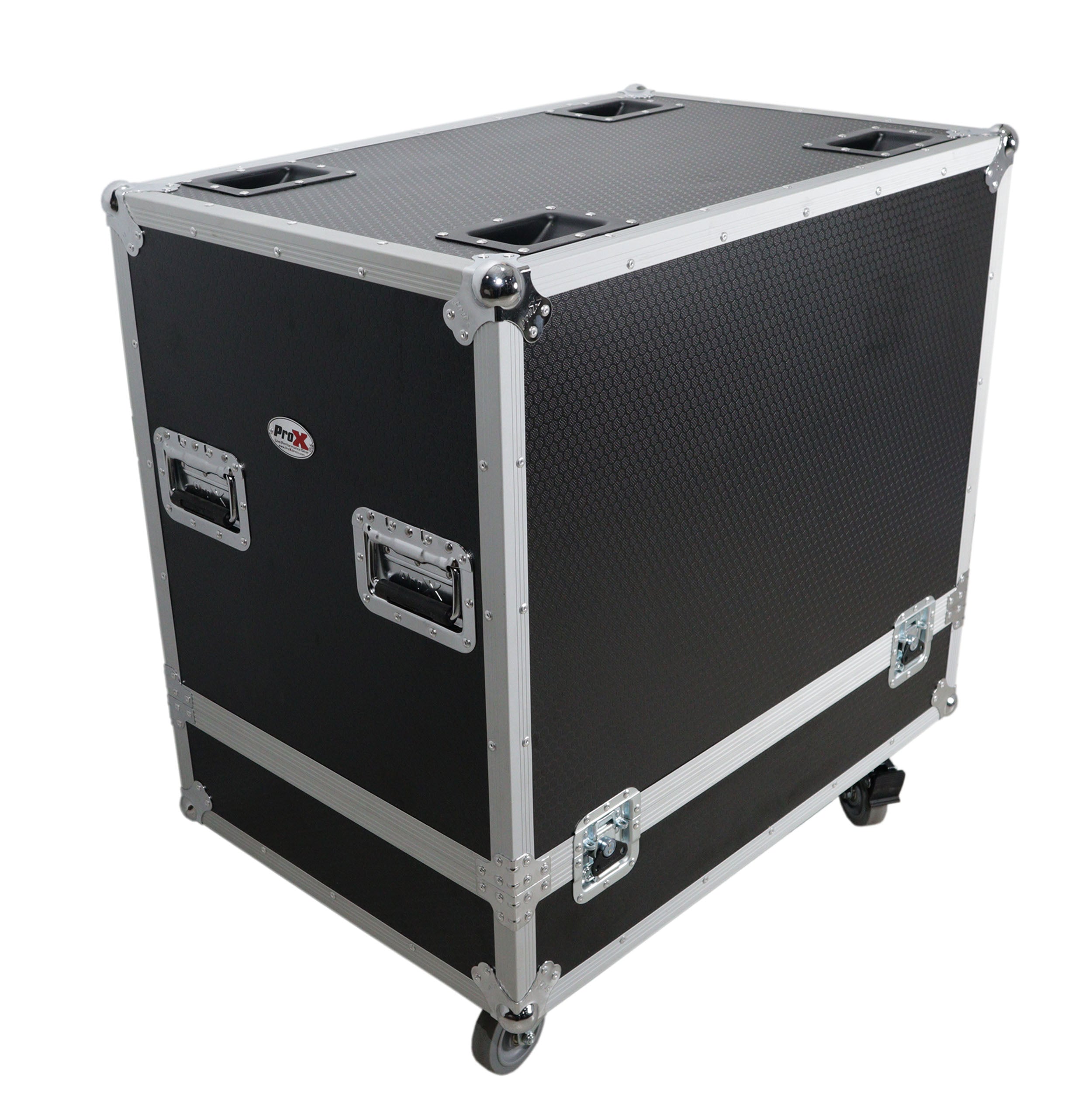 Universal ATA Single Speaker Flight Case fits most sized speakers 27x30x18 in.