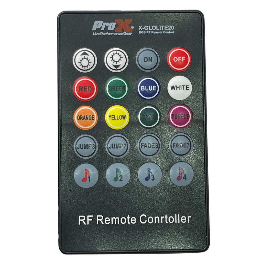 GLOLITE 20" RGB LED Accent Lighting Fixture Aluminum Body RF Remote Controlled USB Powered