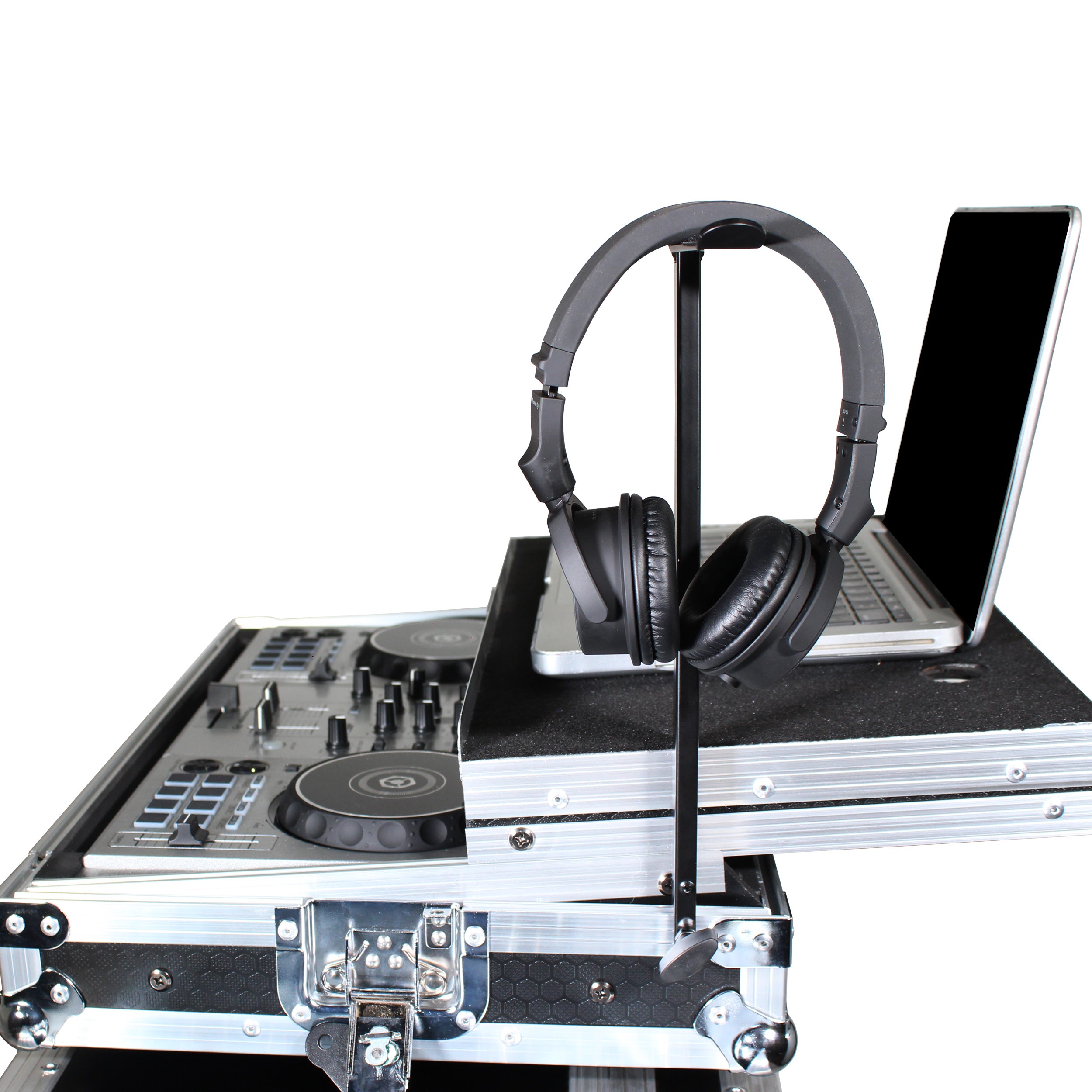 20PCS Headphone Pole Stand For Cases 12" Shaft with Rotating Hook