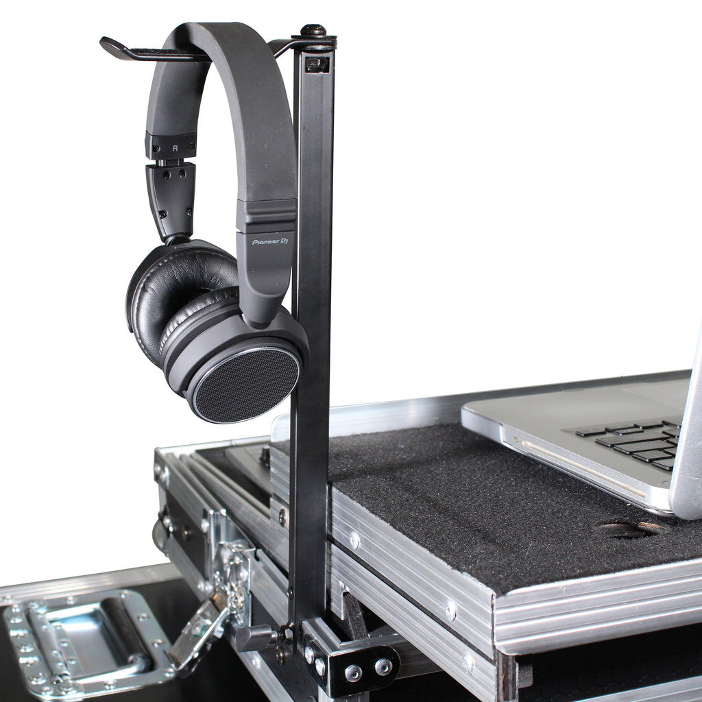 20PCS Headphone Pole Stand For Cases 12" Shaft with Rotating Hook