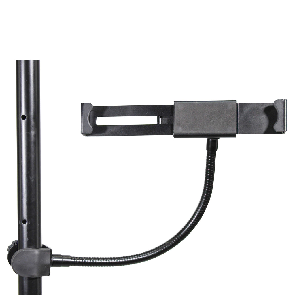Mobi Buddy Hands Free Tablet Mobile Device Clip Kit DJ Cellphone holder Selfie Stick Table Stand Tripod Clamp and Case