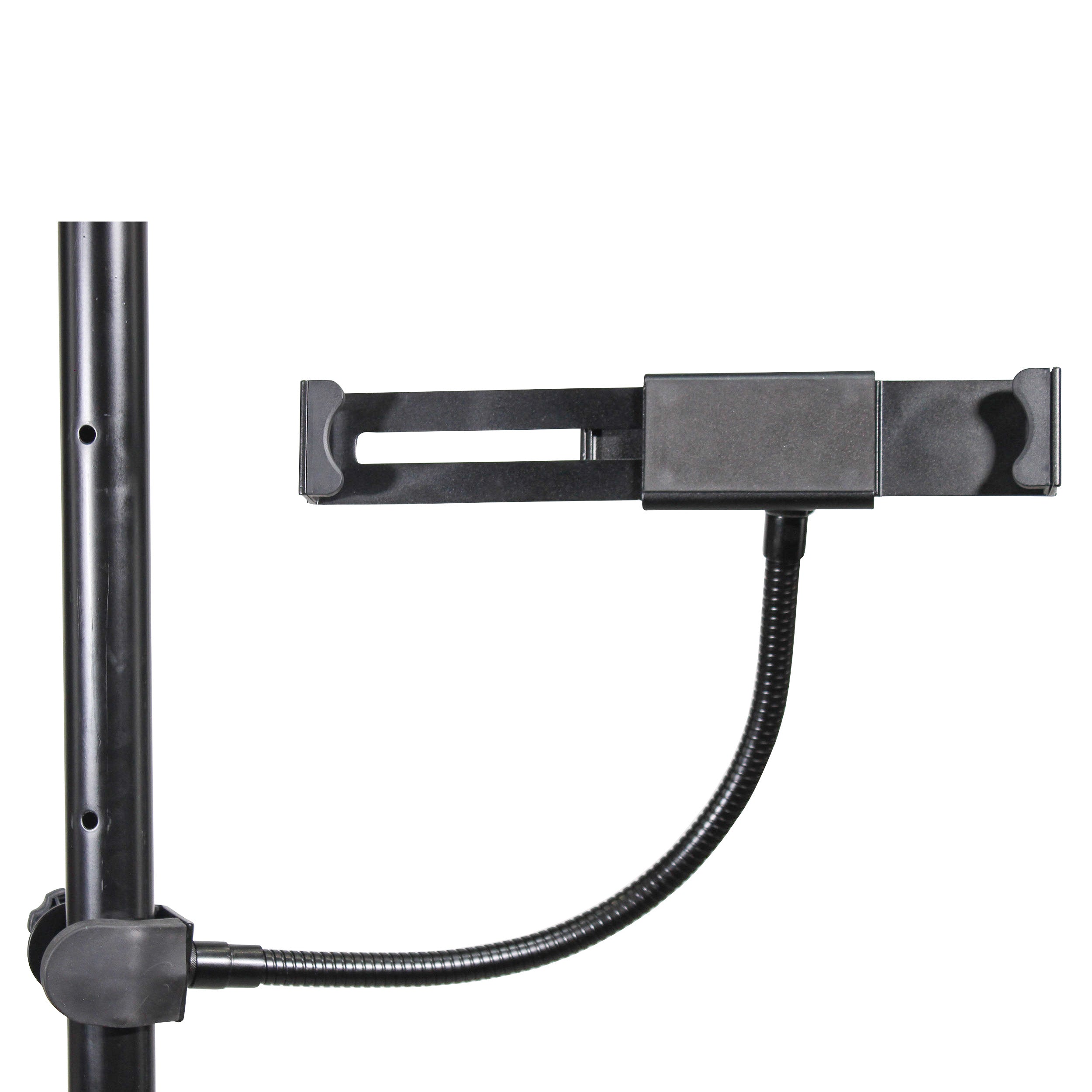 Mobi Buddy Hands Free Tablet Mobile Device Clip Kit DJ Cellphone holder Selfie Stick Table Stand Tripod Clamp and Case