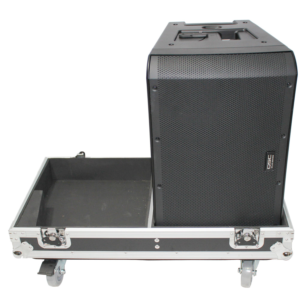Flight-Road Case for 2 QSC KLA12 Speakers