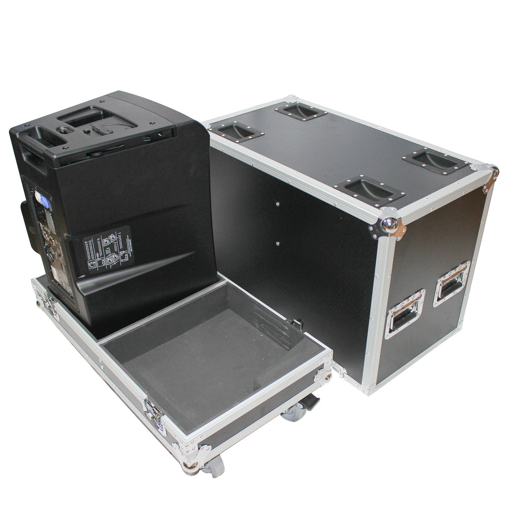 Flight-Road Case for 2 QSC KLA12 Speakers