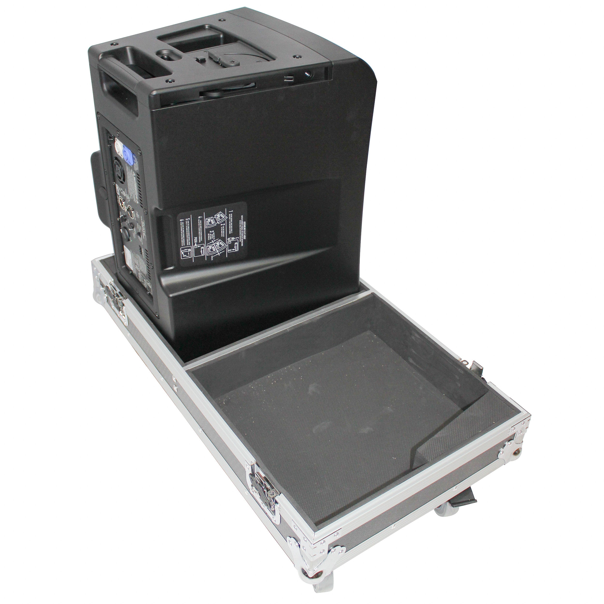 Flight-Road Case for 2 QSC KLA12 Speakers