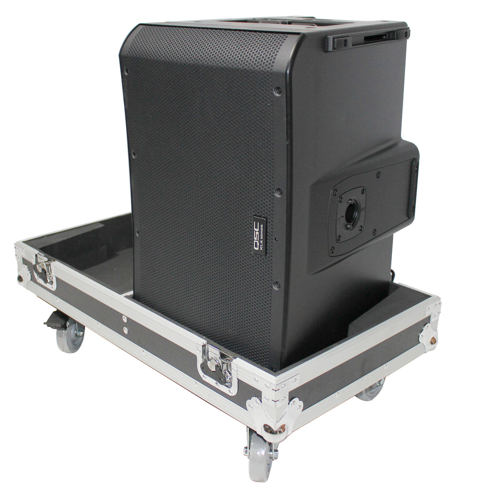 Flight-Road Case for 2 QSC KLA12 Speakers