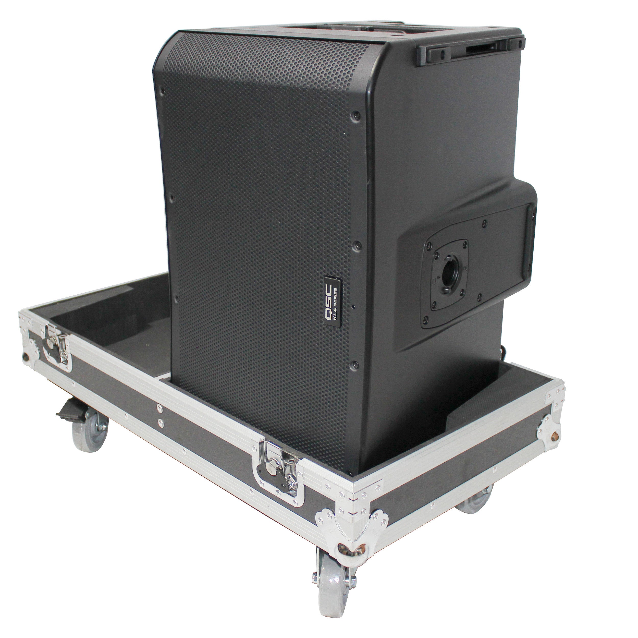 Flight-Road Case for 2 QSC KLA12 Speakers