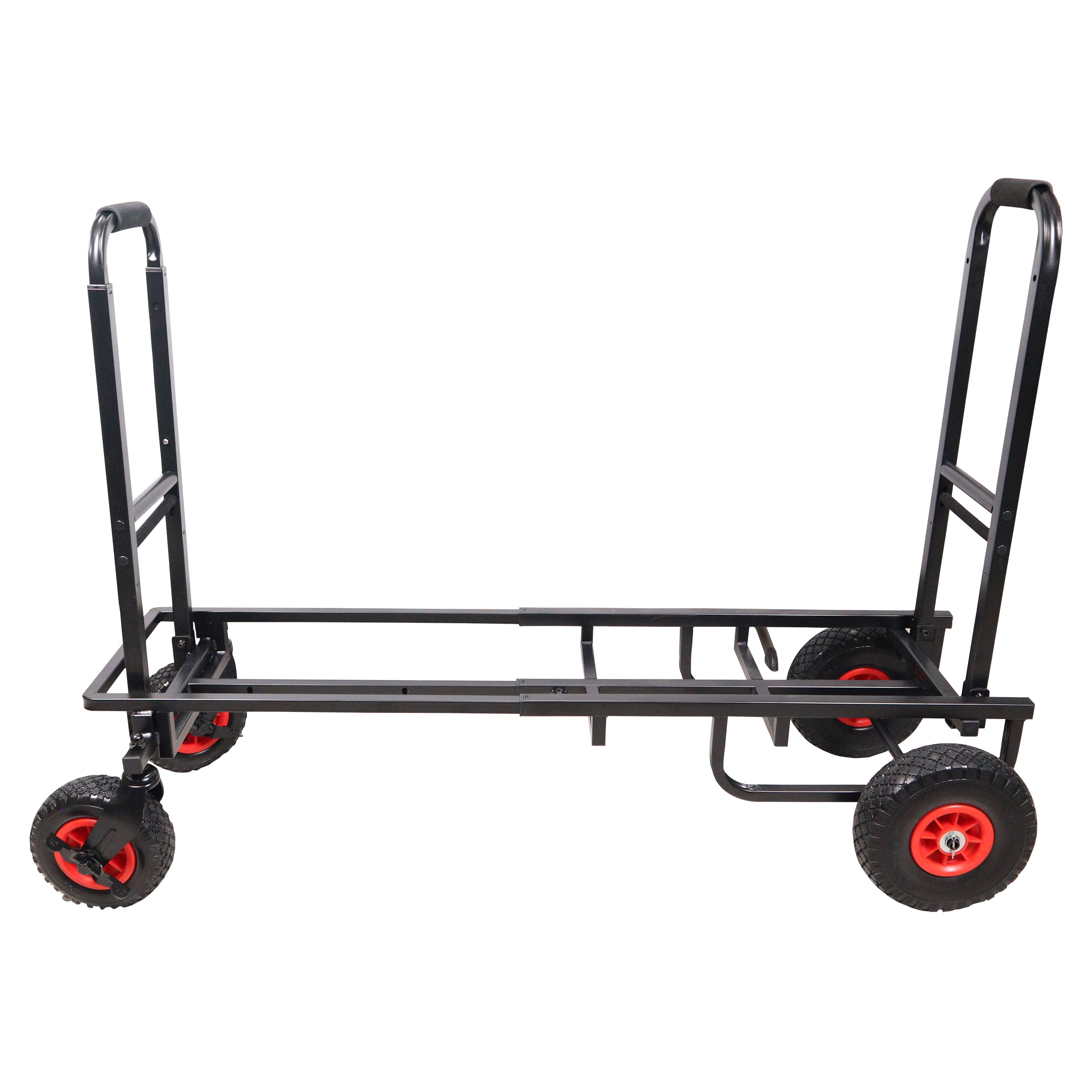 ROLL & RUN Folding 8-in-1 Multi-Cart Rolling Utility Dolly Height Adjustable Rolling Hand Truck