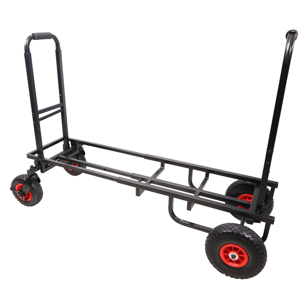 ROLL & RUN Folding 8-in-1 Multi-Cart Rolling Utility Dolly Height Adjustable Rolling Hand Truck