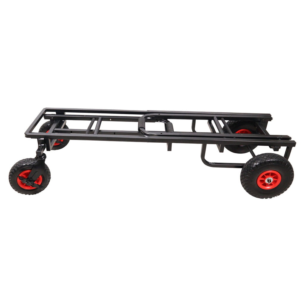 ROLL & RUN Folding 8-in-1 Multi-Cart Rolling Utility Dolly Height Adjustable Rolling Hand Truck